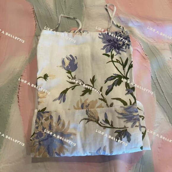 Reformation Frankie Linen Dress - Serenity - Picture 8 of 14